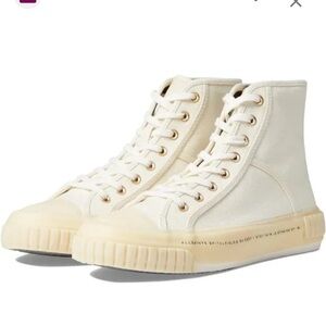 NEW Allsaints Dana Ghost High Top Sneaker